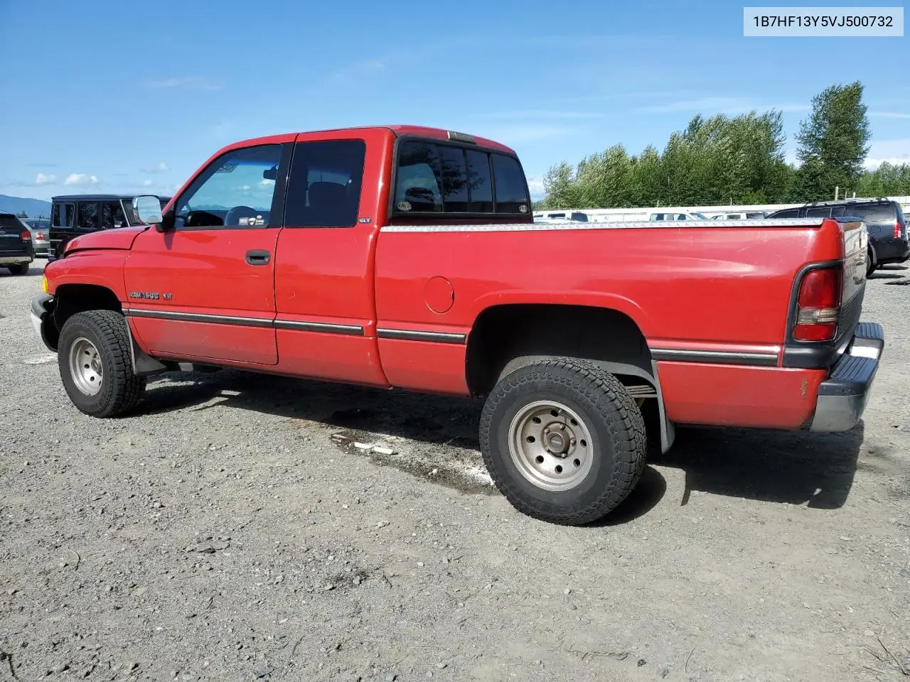 1997 Dodge Ram 1500 VIN: 1B7HF13Y5VJ500732 Lot: 63423315