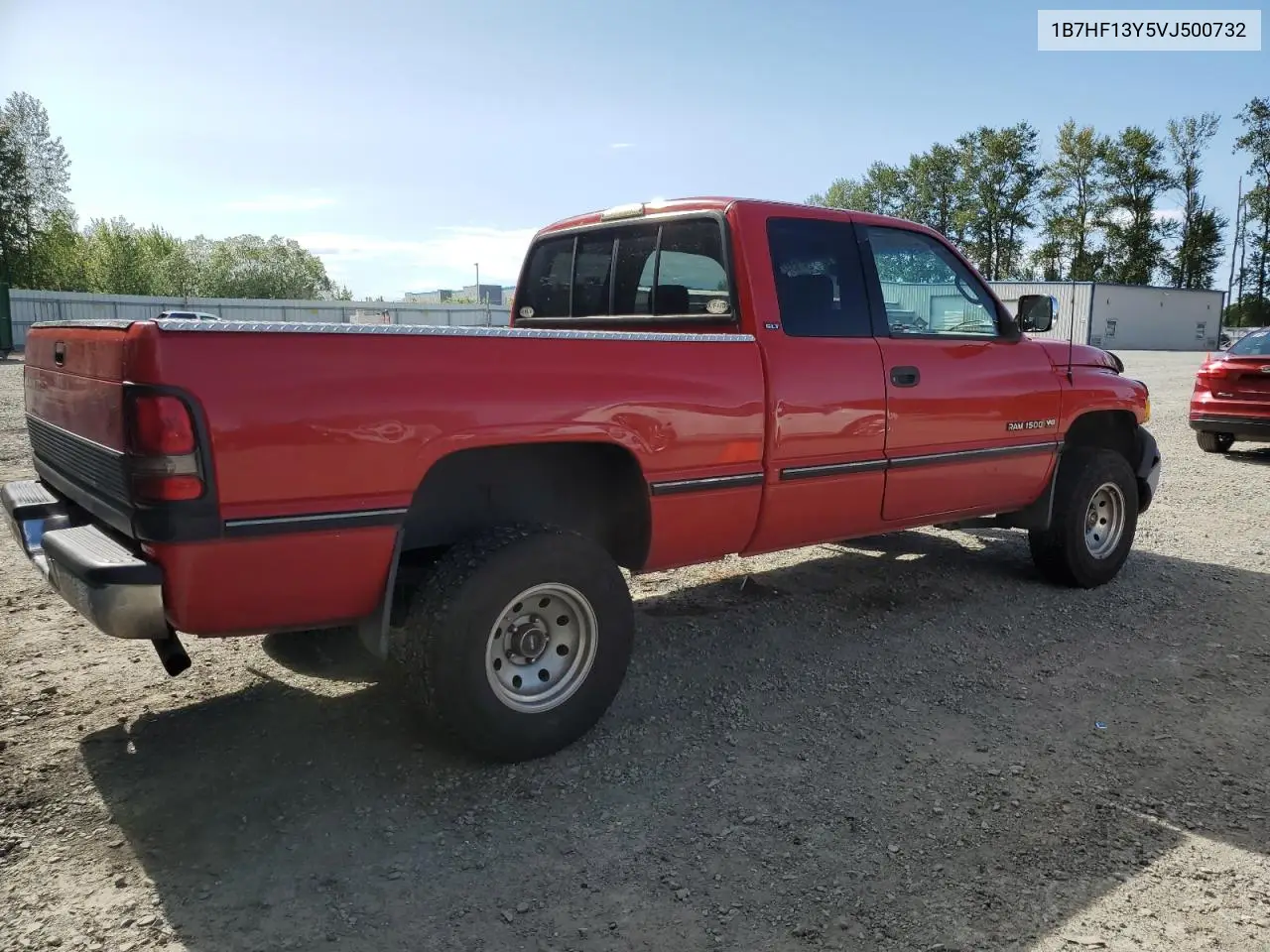 1997 Dodge Ram 1500 VIN: 1B7HF13Y5VJ500732 Lot: 63423315
