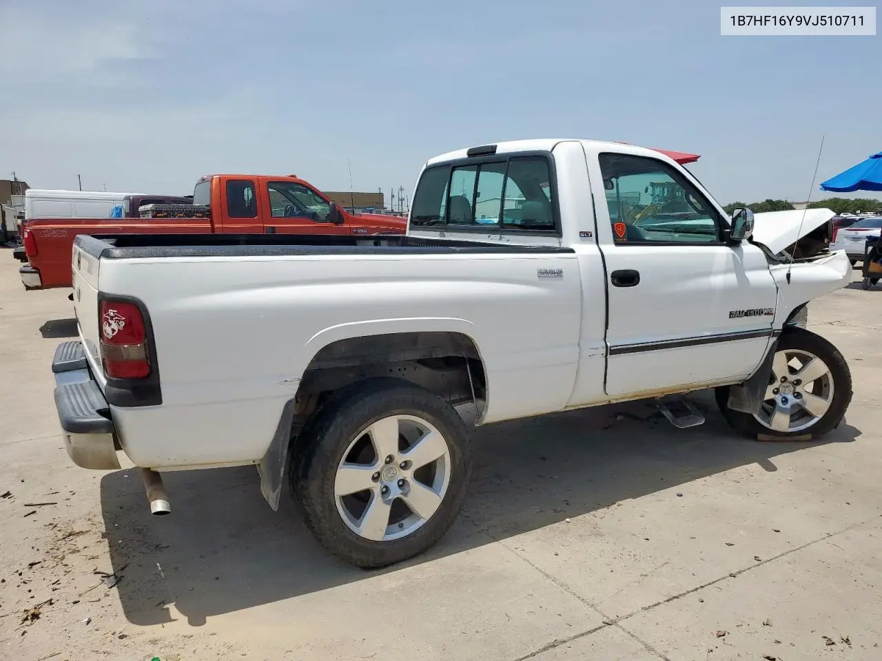 1997 Dodge Ram 1500 VIN: 1B7HF16Y9VJ510711 Lot: 64675445