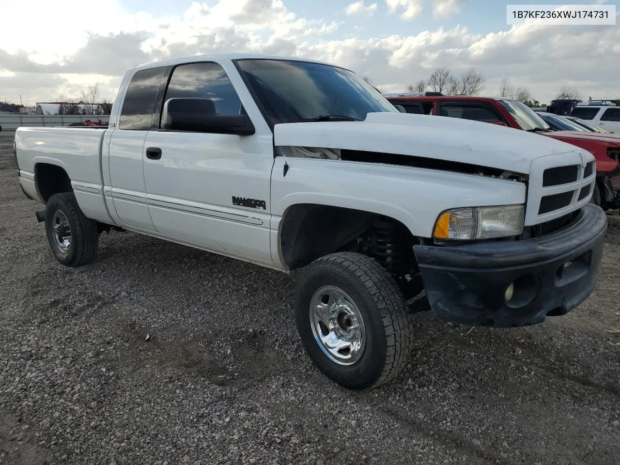 1998 Dodge Ram 2500 VIN: 1B7KF236XWJ174731 Lot: 43784185