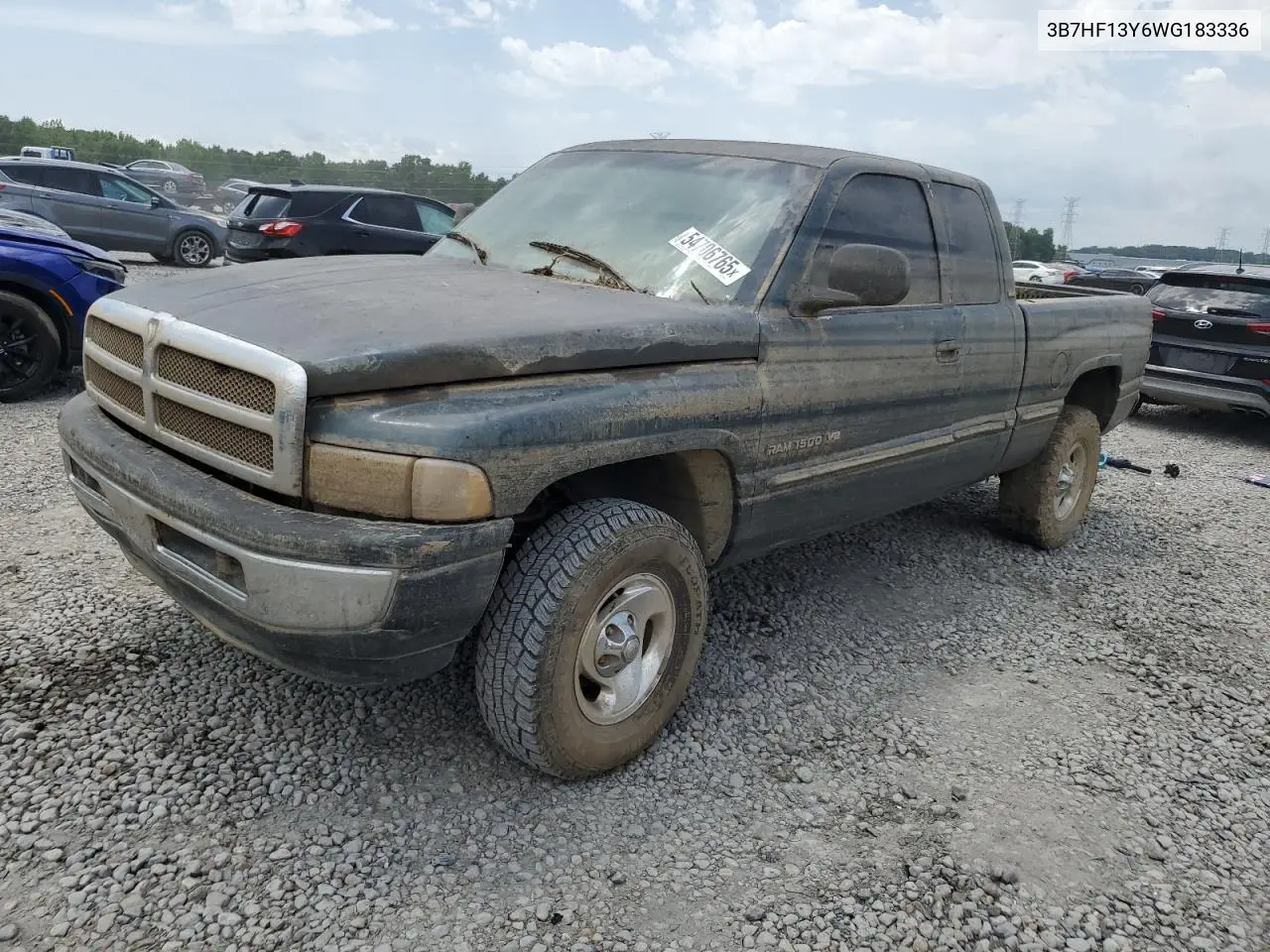 1998 Dodge Ram 1500 VIN: 3B7HF13Y6WG183336 Lot: 54706765