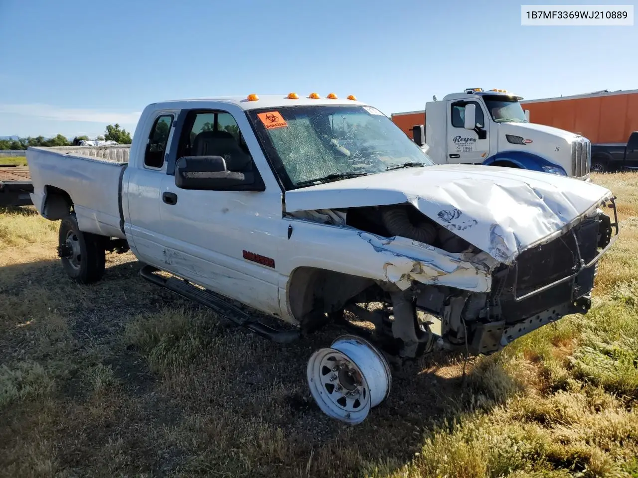 1998 Dodge Ram 3500 VIN: 1B7MF3369WJ210889 Lot: 56156775
