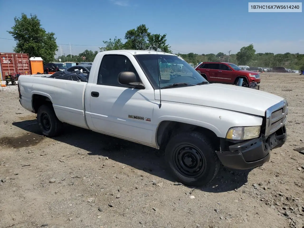 1998 Dodge Ram 1500 VIN: 1B7HC16X7WS614240 Lot: 56650075