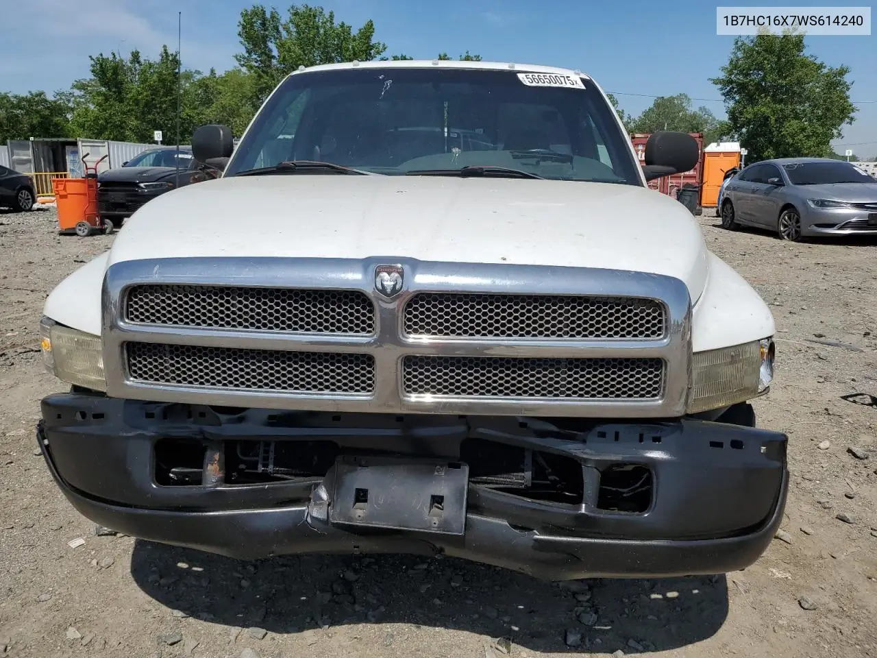 1998 Dodge Ram 1500 VIN: 1B7HC16X7WS614240 Lot: 56650075