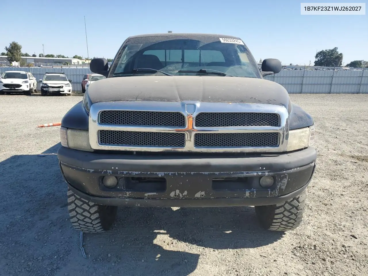 1998 Dodge Ram 2500 VIN: 1B7KF23Z1WJ262027 Lot: 59233245