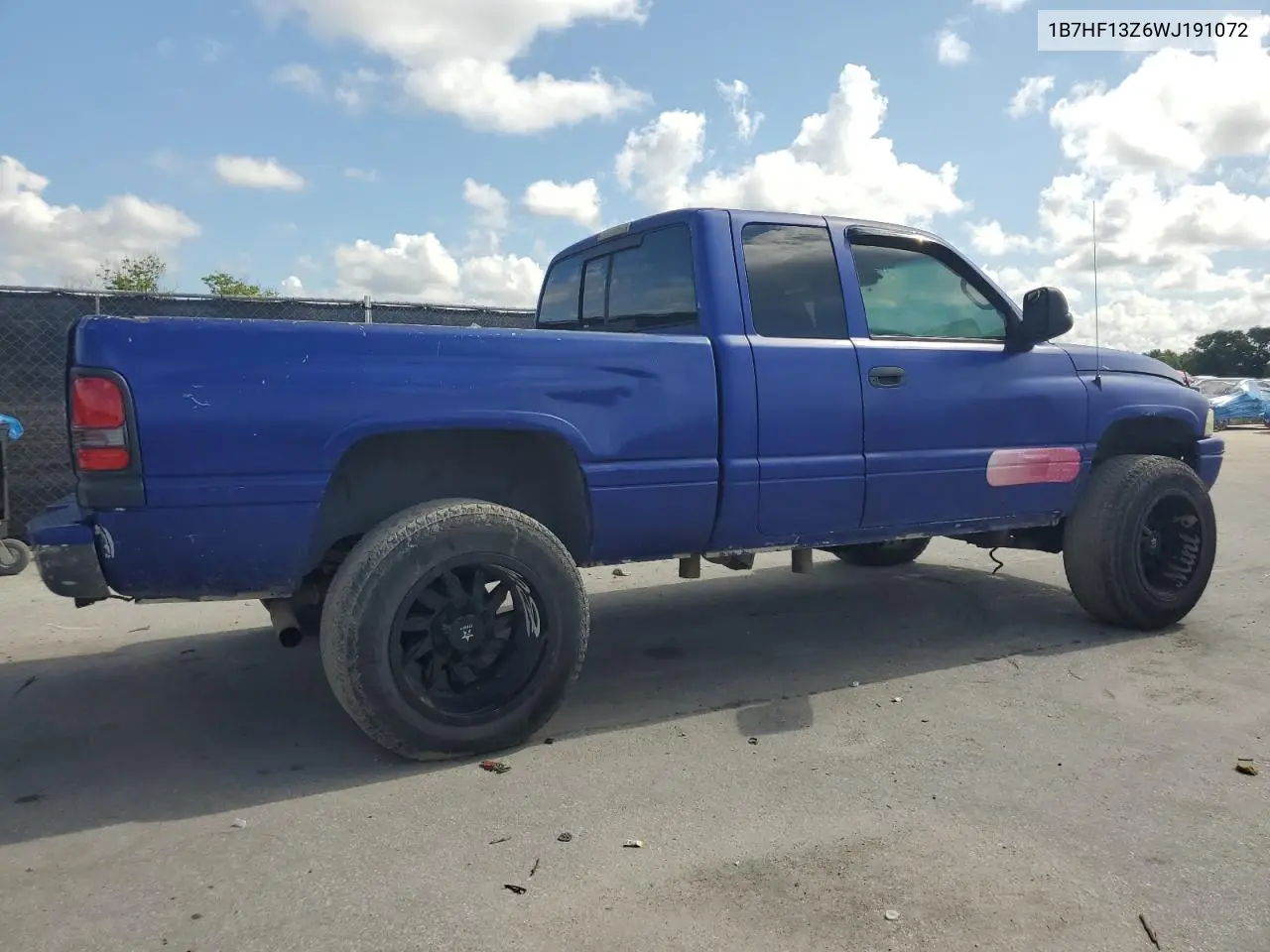 1998 Dodge Ram 1500 VIN: 1B7HF13Z6WJ191072 Lot: 61568405
