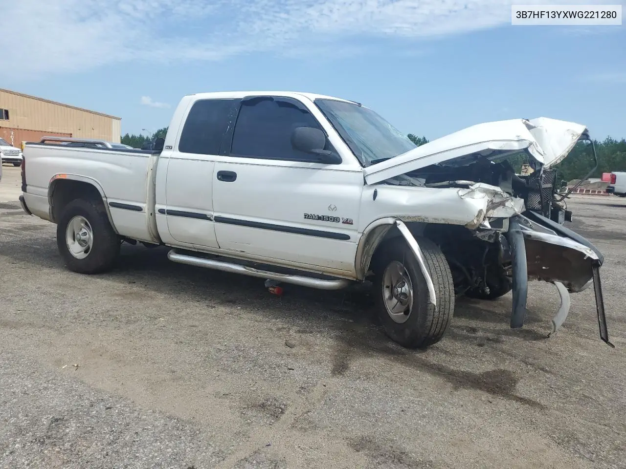 1998 Dodge Ram 1500 VIN: 3B7HF13YXWG221280 Lot: 62309615
