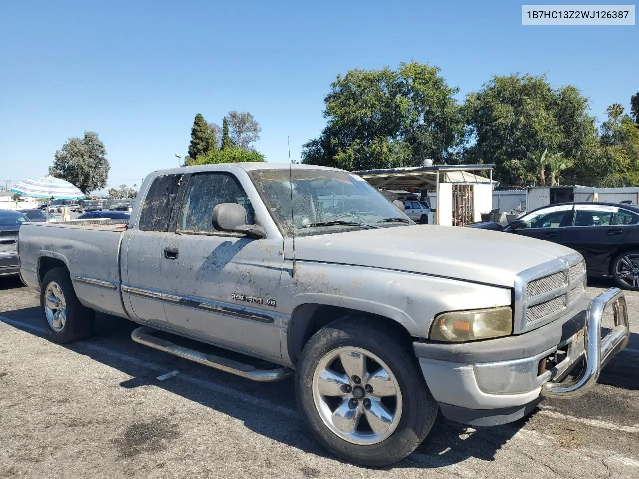 1998 Dodge Ram 1500 VIN: 1B7HC13Z2WJ126387 Lot: 63281275