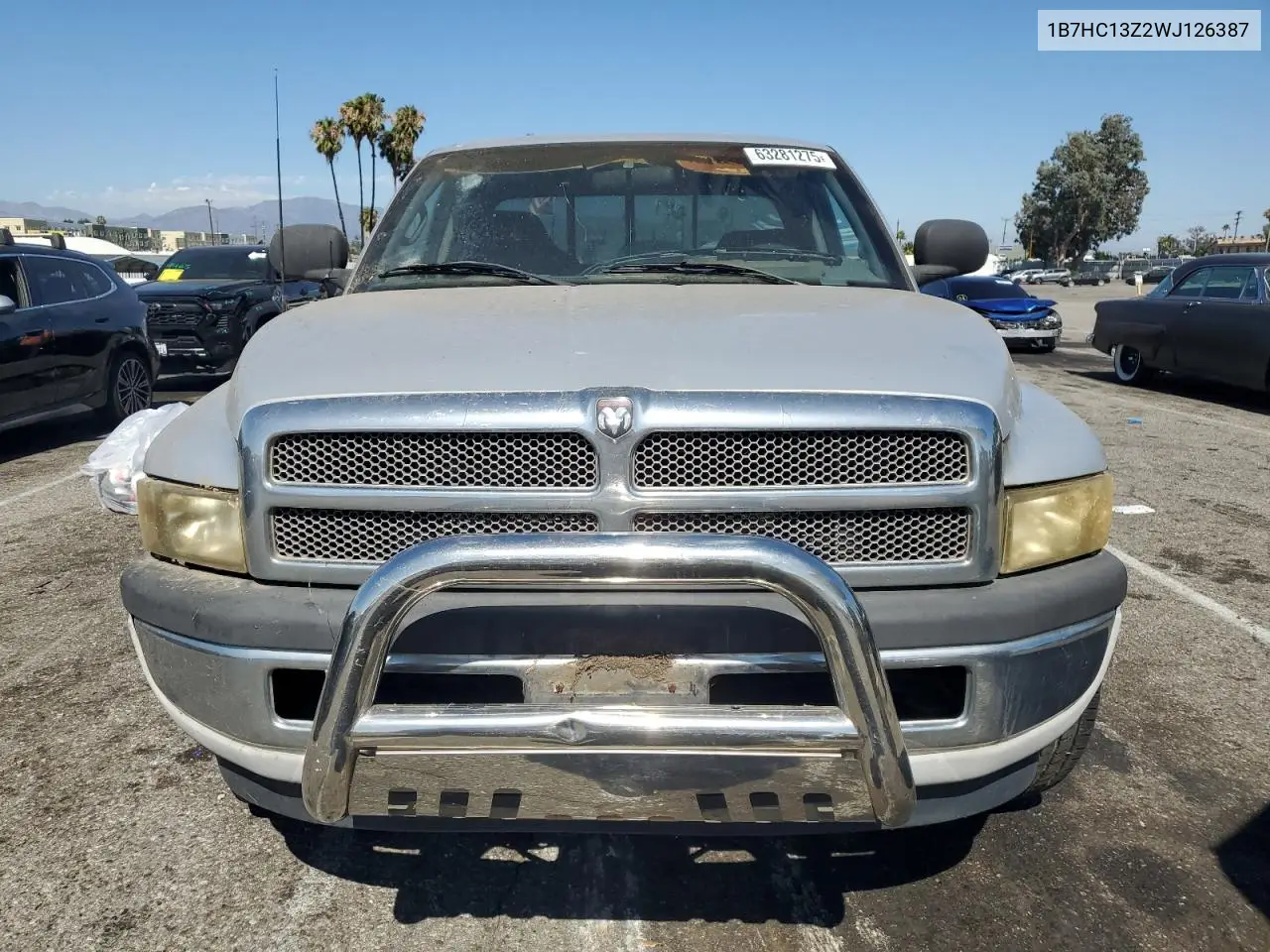 1998 Dodge Ram 1500 VIN: 1B7HC13Z2WJ126387 Lot: 63281275