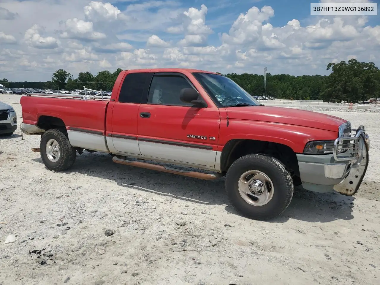 1998 Dodge Ram 1500 VIN: 3B7HF13Z9WG136892 Lot: 63409455