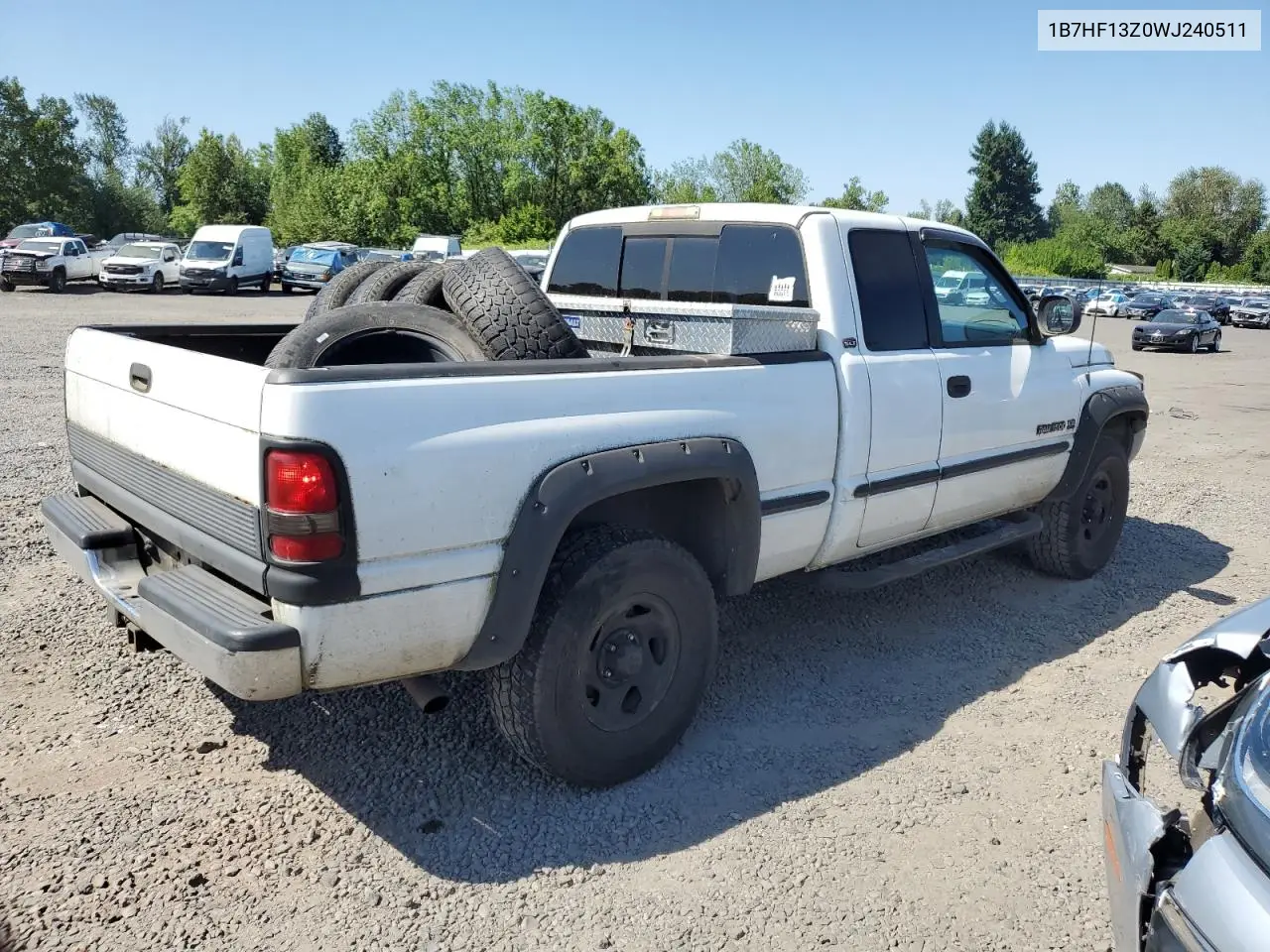 1998 Dodge Ram 1500 VIN: 1B7HF13Z0WJ240511 Lot: 64625055