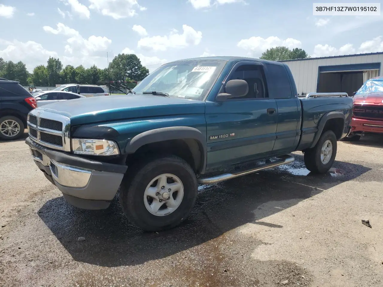 1998 Dodge Ram 1500 VIN: 3B7HF13Z7WG195102 Lot: 64846465