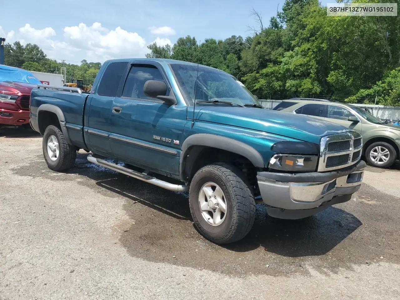 1998 Dodge Ram 1500 VIN: 3B7HF13Z7WG195102 Lot: 64846465