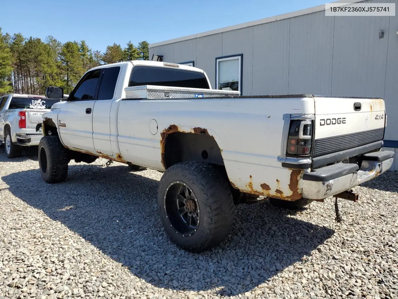 1999 Dodge Ram 2500 VIN: 1B7KF2360XJ575741 Lot: 53166725