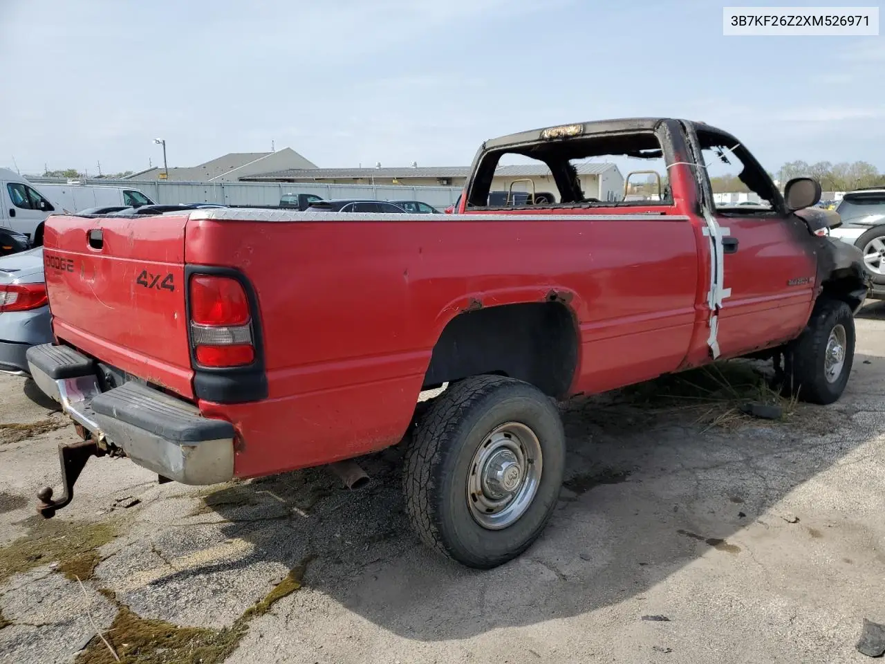 1999 Dodge Ram 2500 VIN: 3B7KF26Z2XM526971 Lot: 54605525