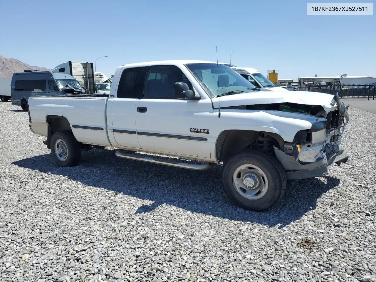 1999 Dodge Ram 2500 VIN: 1B7KF2367XJ527511 Lot: 59876275