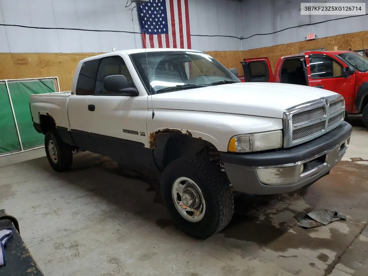 1999 Dodge Ram 2500 VIN: 3B7KF23Z5XG126714 Lot: 61977325
