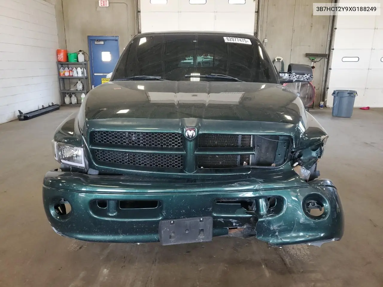 1999 Dodge Ram 1500 VIN: 3B7HC12Y9XG188249 Lot: 62077475