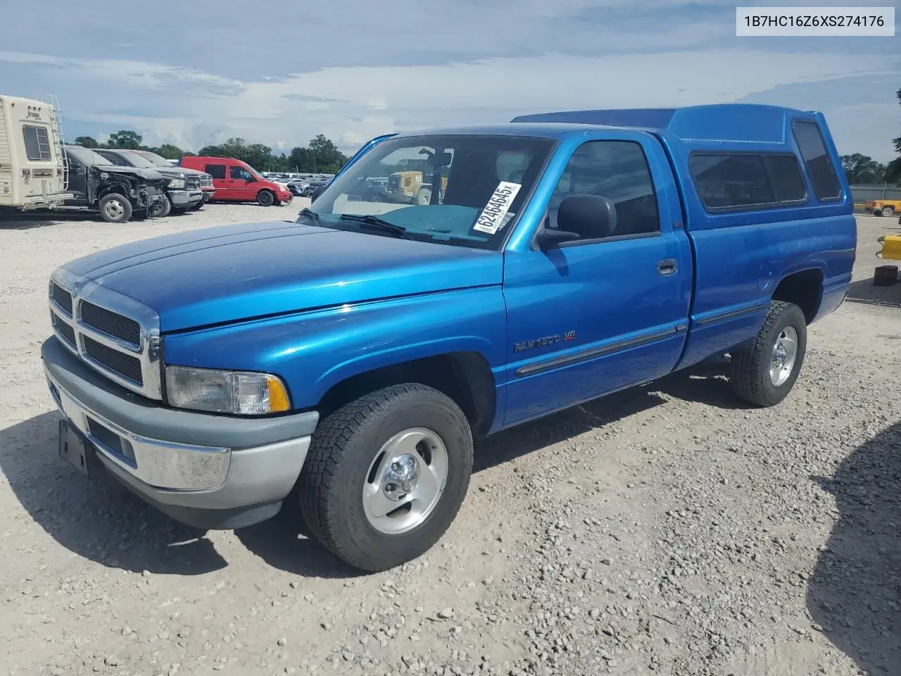1999 Dodge Ram 1500 VIN: 1B7HC16Z6XS274176 Lot: 62464645