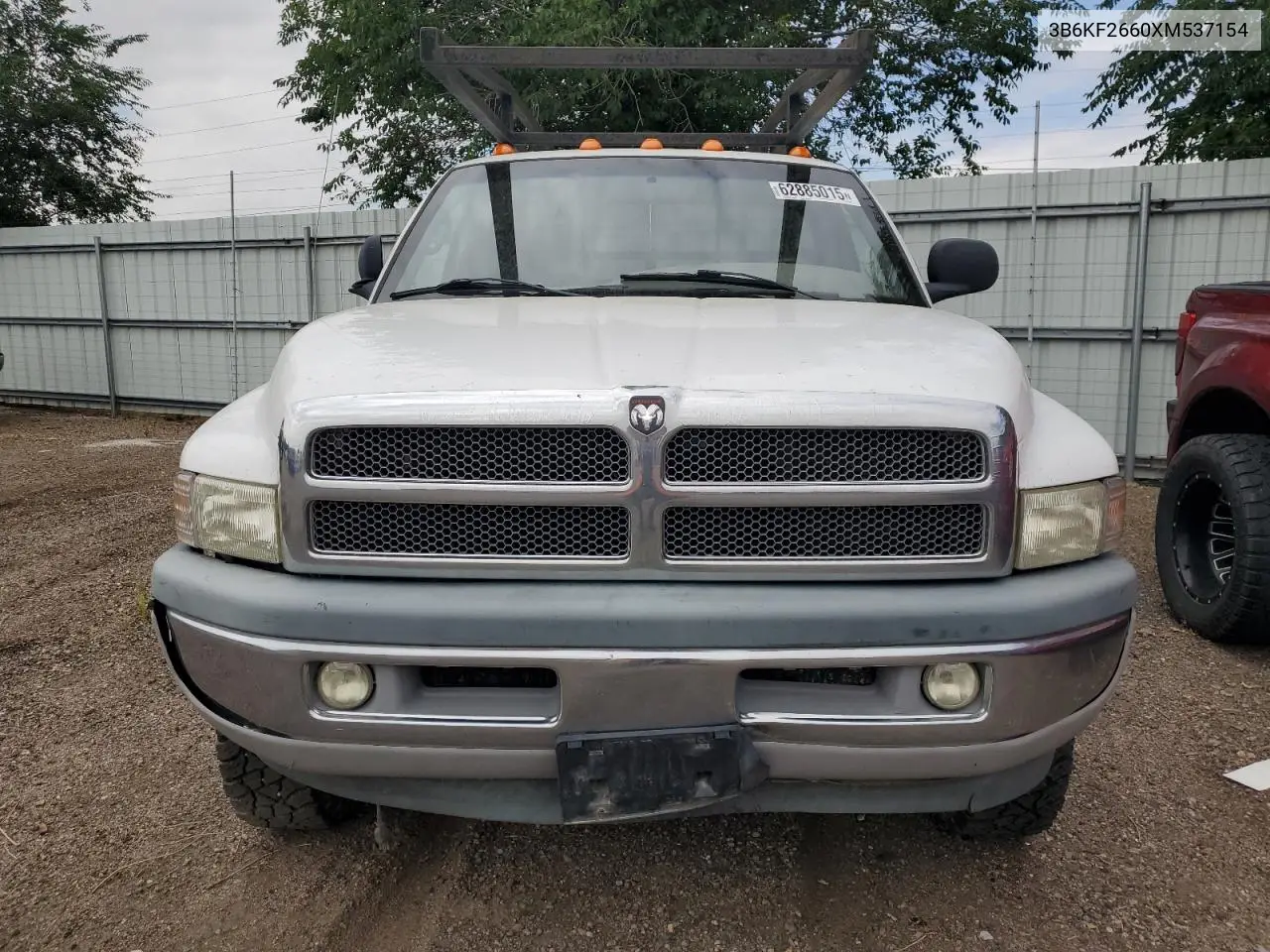 1999 Dodge Ram 2500 VIN: 3B6KF2660XM537154 Lot: 62885015