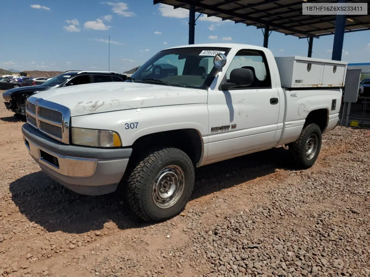 1999 Dodge Ram 1500 VIN: 1B7HF16Z6XS233411 Lot: 62953855
