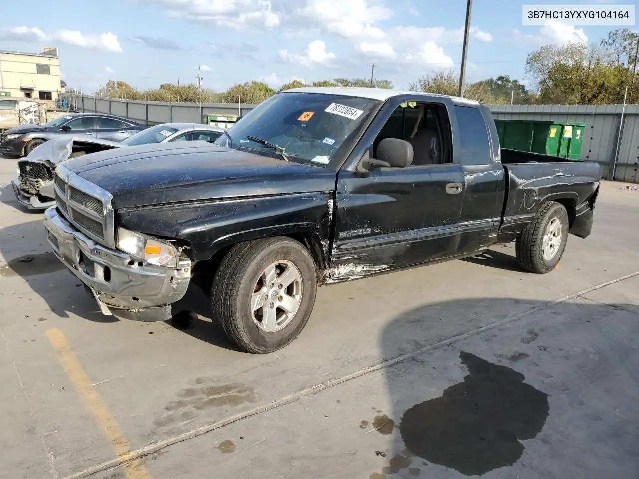2000 Dodge Ram 1500 VIN: 3B7HC13YXYG104164 Lot: 45096325