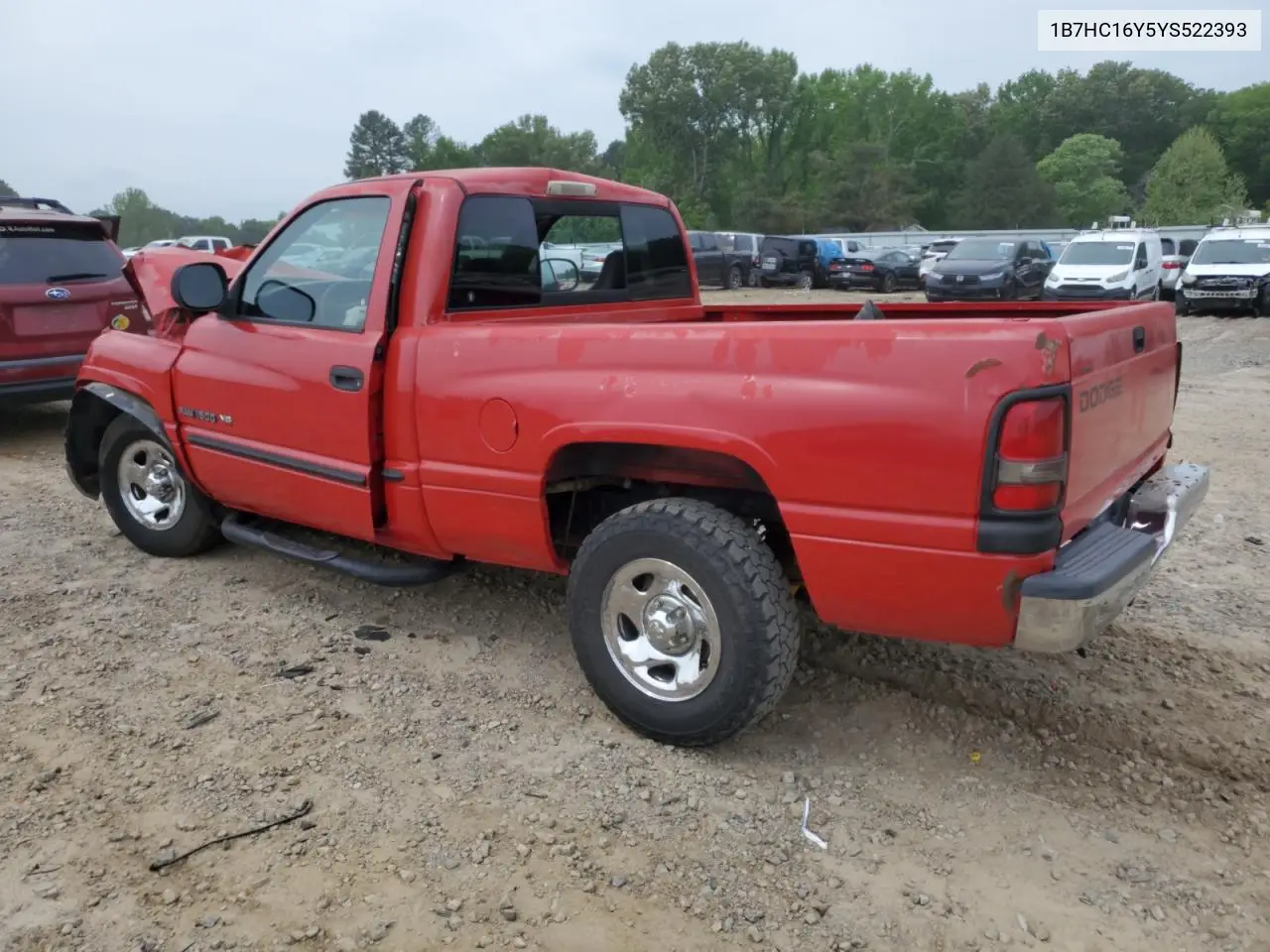 2000 Dodge Ram 1500 VIN: 1B7HC16Y5YS522393 Lot: 53538405