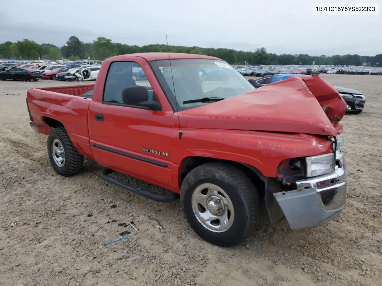 2000 Dodge Ram 1500 VIN: 1B7HC16Y5YS522393 Lot: 53538405