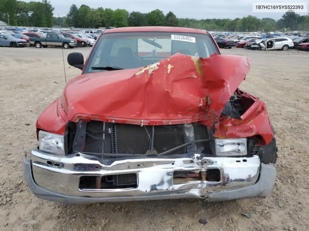 2000 Dodge Ram 1500 VIN: 1B7HC16Y5YS522393 Lot: 53538405