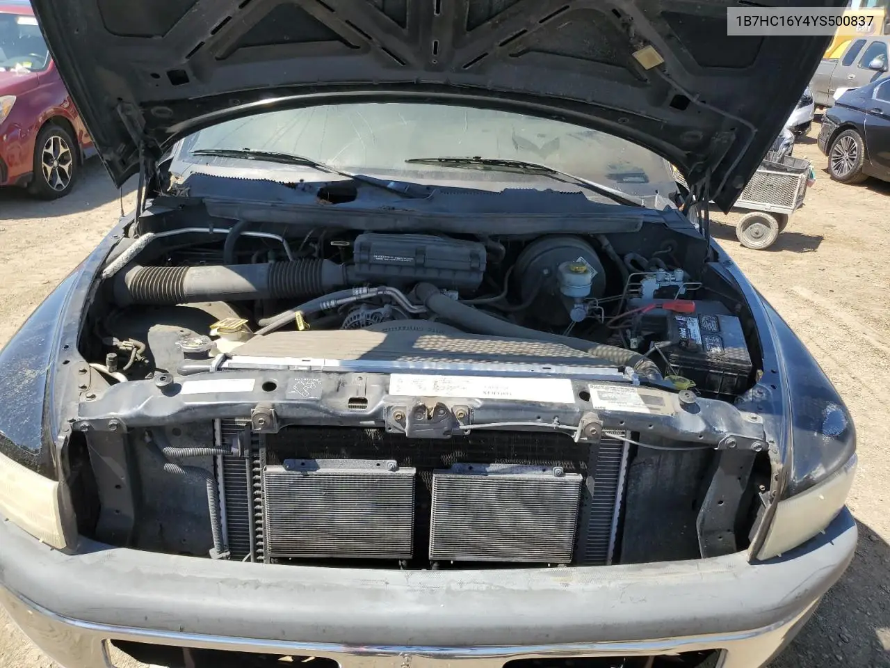 2000 Dodge Ram 1500 VIN: 1B7HC16Y4YS500837 Lot: 55109685