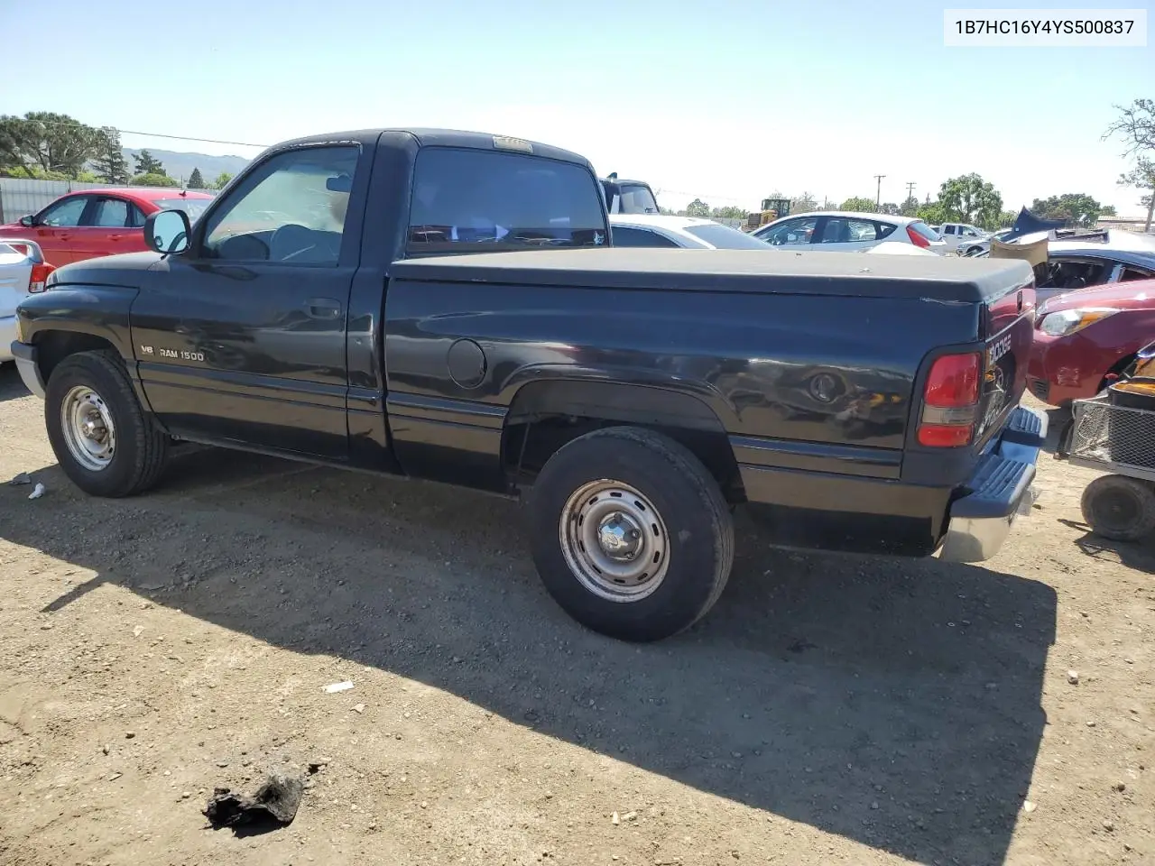 2000 Dodge Ram 1500 VIN: 1B7HC16Y4YS500837 Lot: 55109685