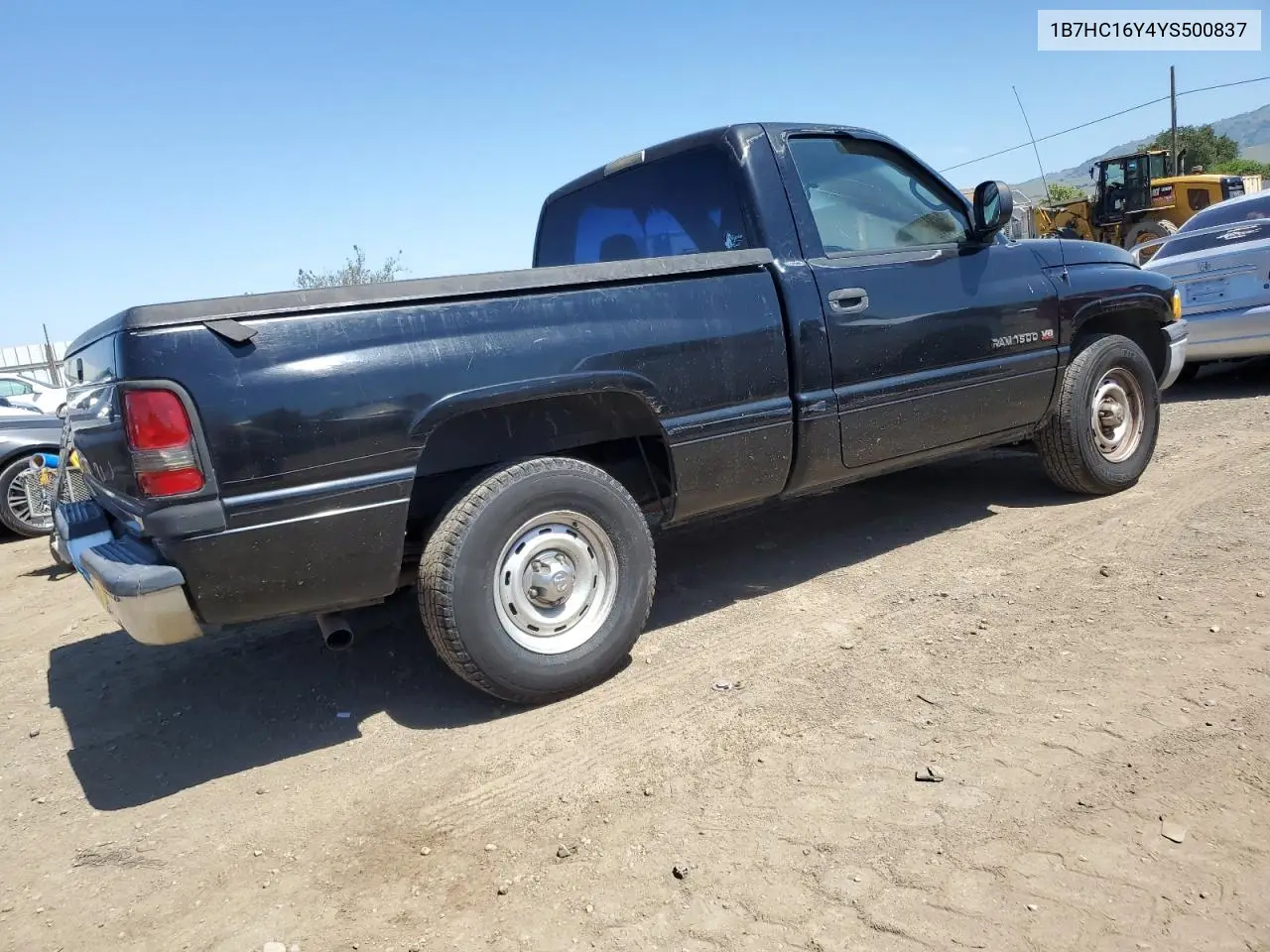 2000 Dodge Ram 1500 VIN: 1B7HC16Y4YS500837 Lot: 55109685