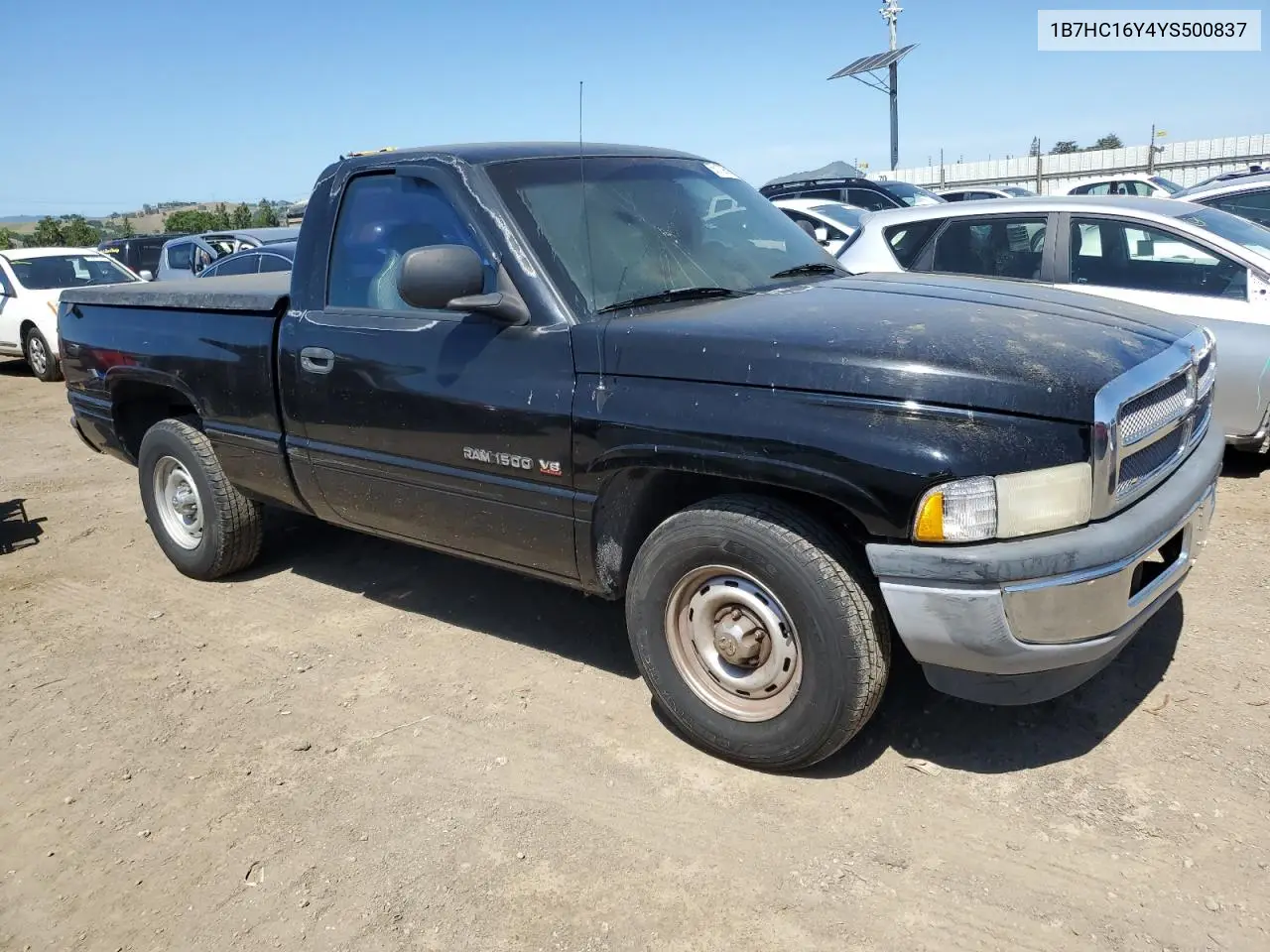 2000 Dodge Ram 1500 VIN: 1B7HC16Y4YS500837 Lot: 55109685