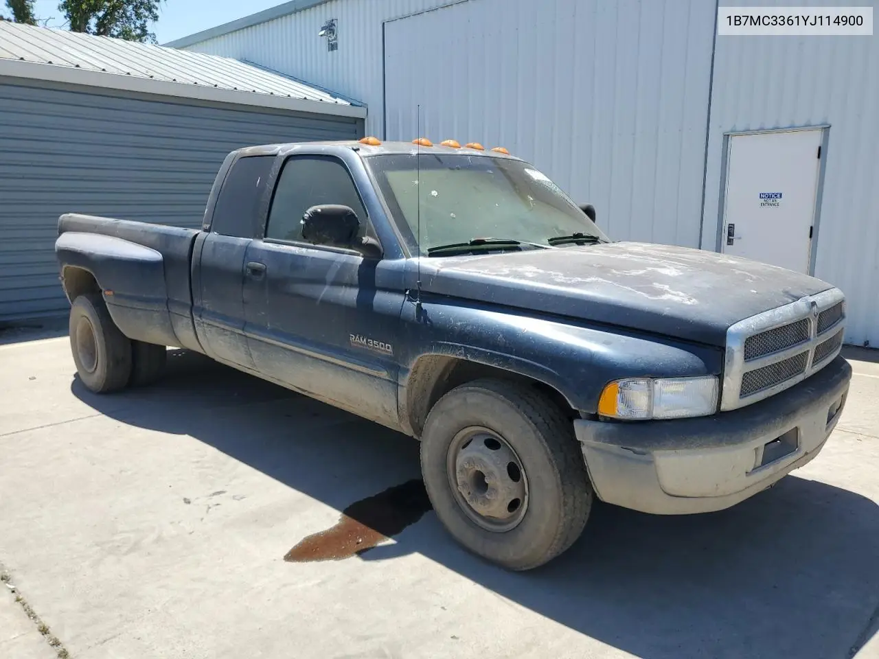 2000 Dodge Ram 3500 VIN: 1B7MC3361YJ114900 Lot: 55778075