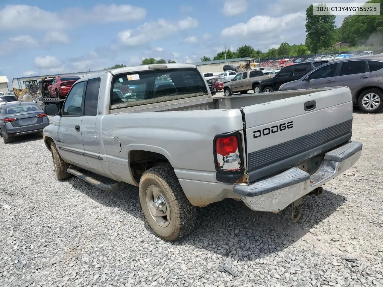 2000 Dodge Ram 1500 VIN: 3B7HC13Y4YG155725 Lot: 56171315