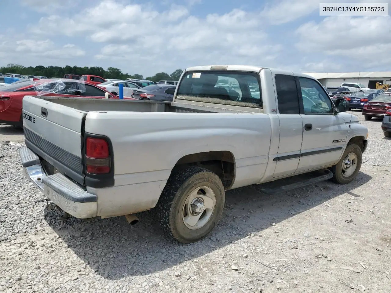 2000 Dodge Ram 1500 VIN: 3B7HC13Y4YG155725 Lot: 56171315