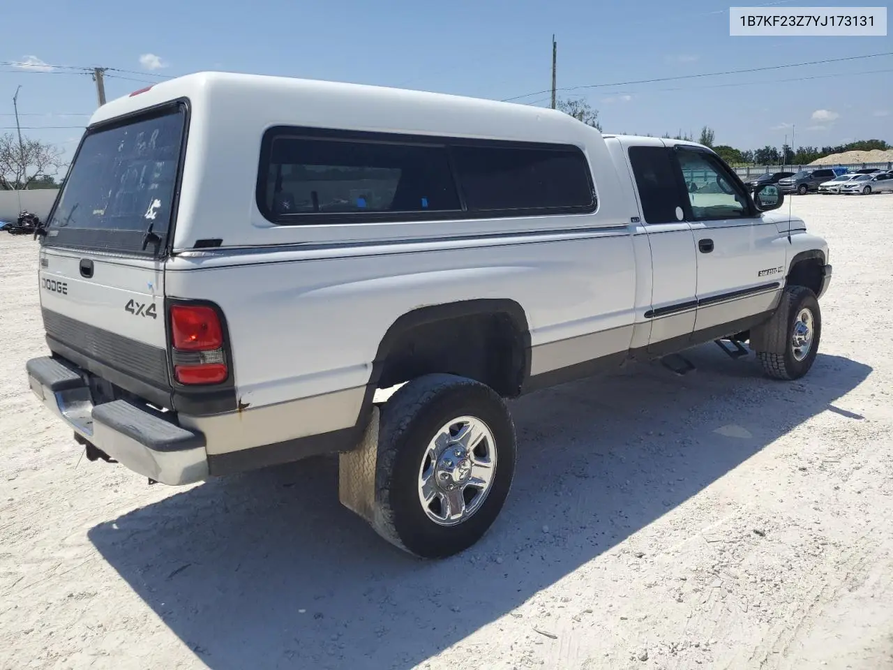 2000 Dodge Ram 2500 VIN: 1B7KF23Z7YJ173131 Lot: 56321245