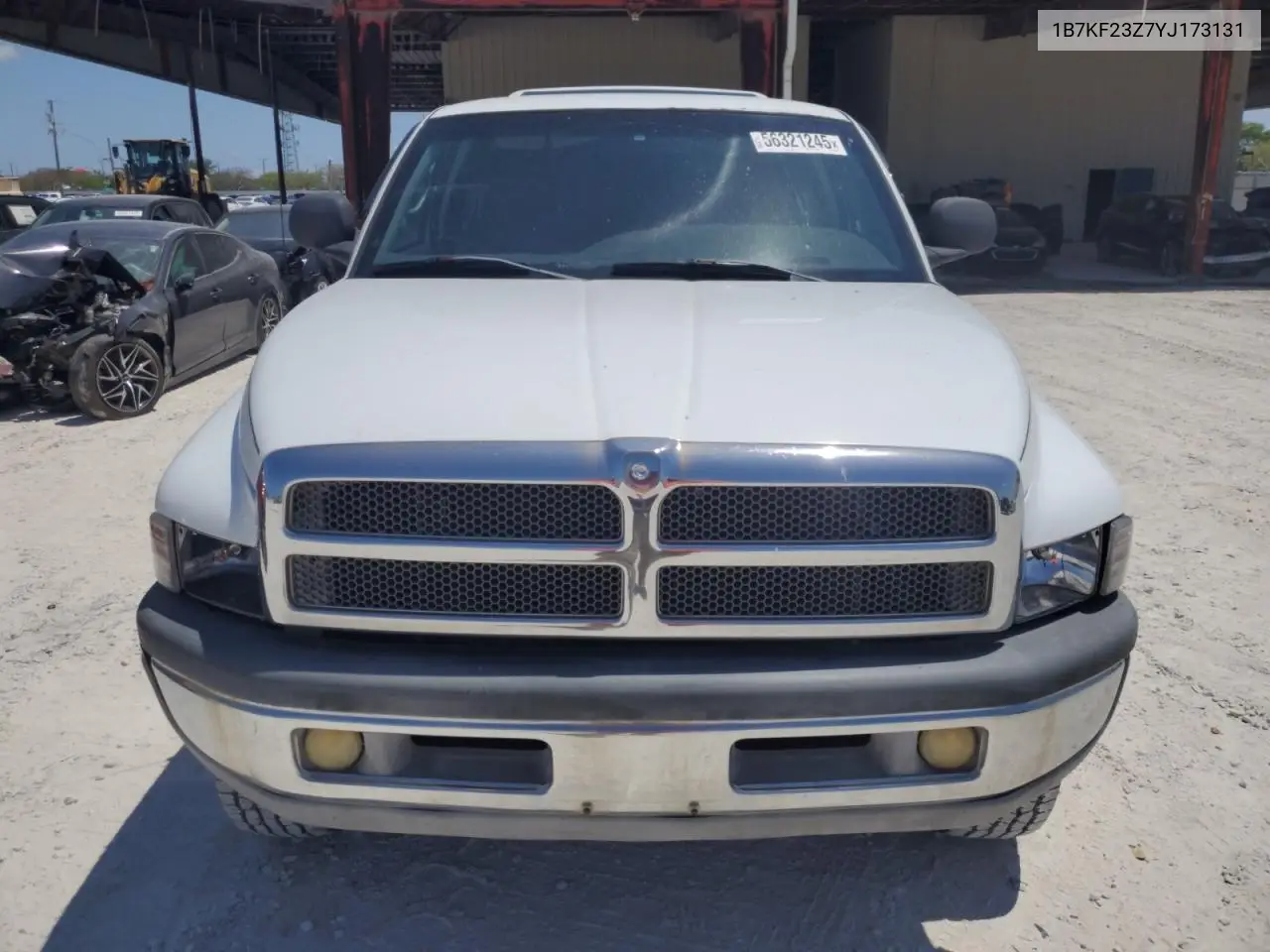 2000 Dodge Ram 2500 VIN: 1B7KF23Z7YJ173131 Lot: 56321245