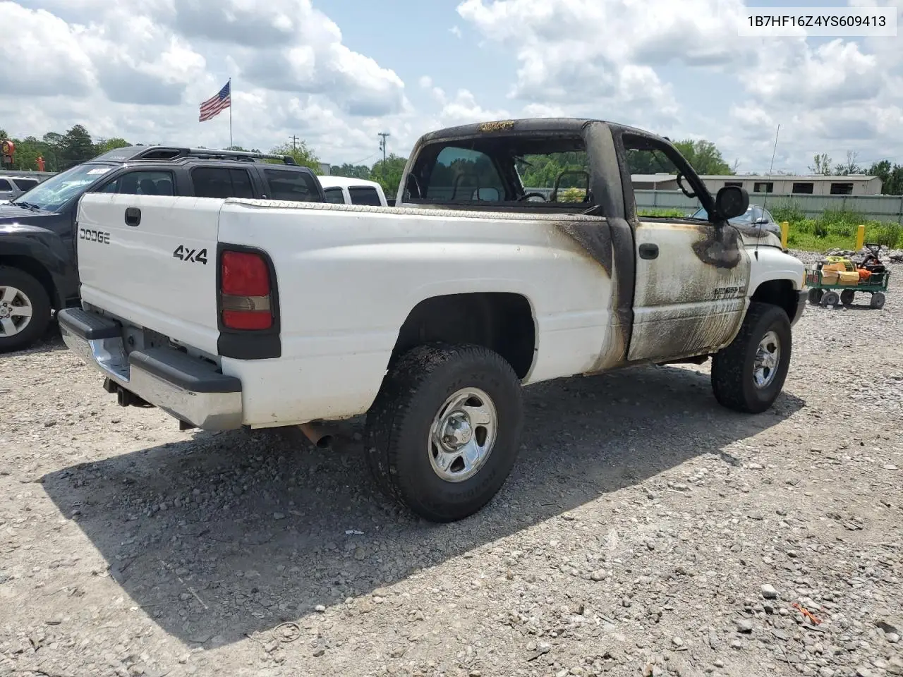 2000 Dodge Ram 1500 VIN: 1B7HF16Z4YS609413 Lot: 57460435