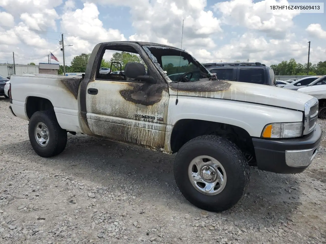 2000 Dodge Ram 1500 VIN: 1B7HF16Z4YS609413 Lot: 57460435