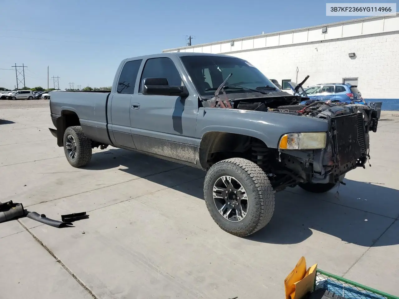 2000 Dodge Ram 2500 VIN: 3B7KF2366YG114966 Lot: 61997115
