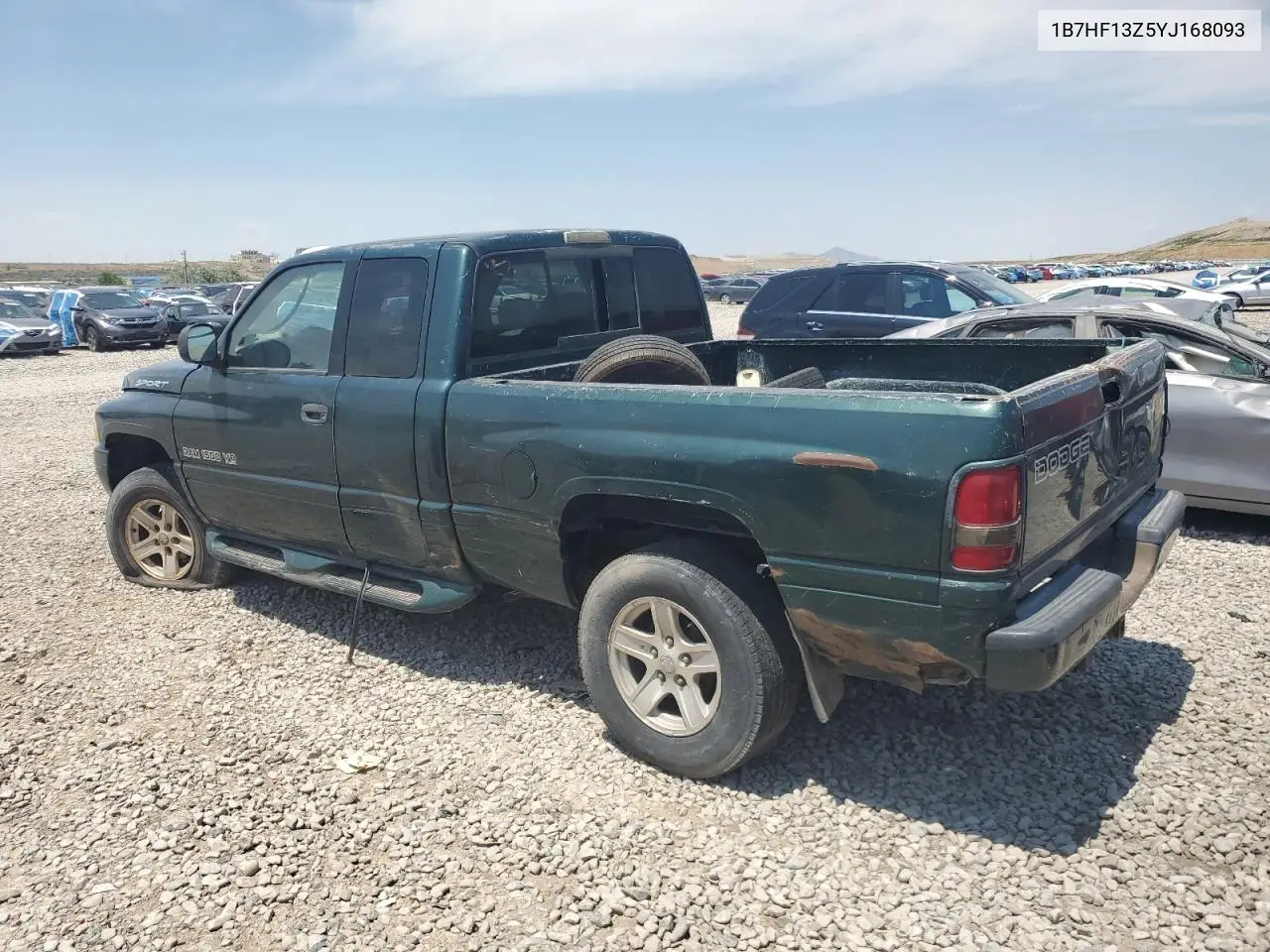 2000 Dodge Ram 1500 VIN: 1B7HF13Z5YJ168093 Lot: 62377615