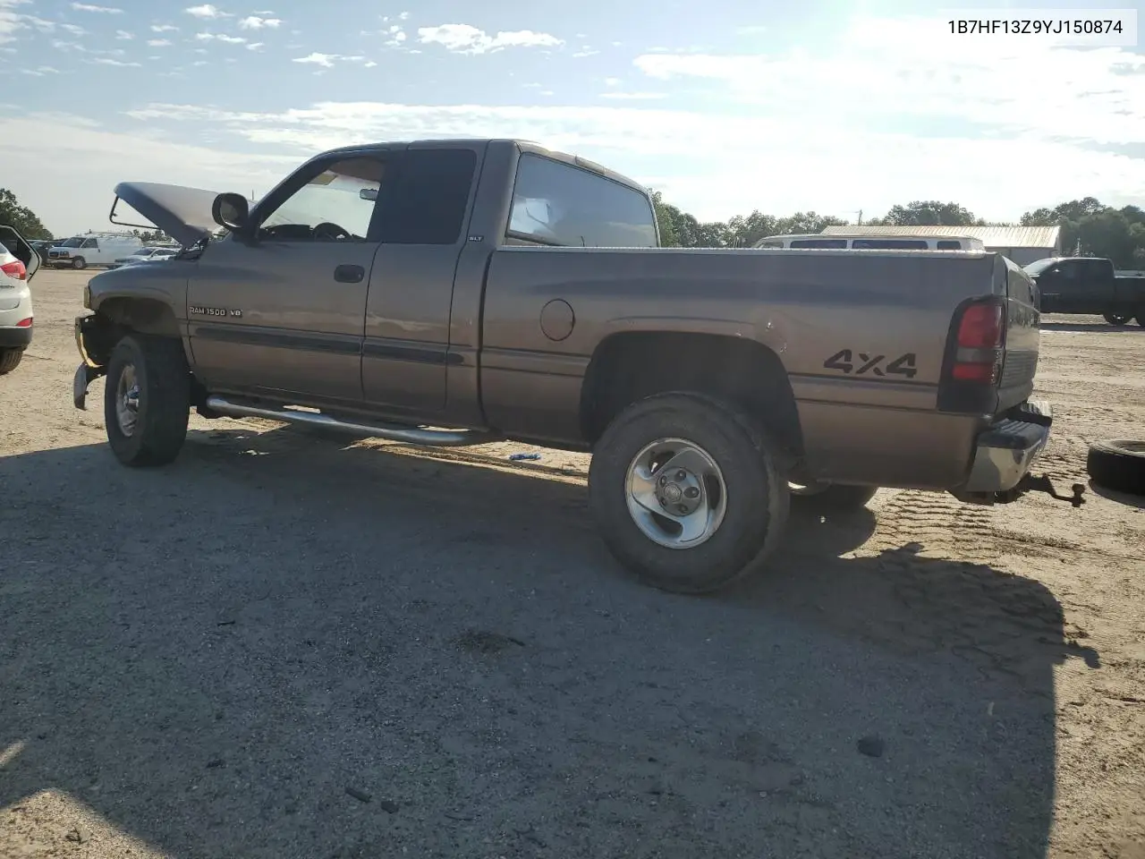 2000 Dodge Ram 1500 VIN: 1B7HF13Z9YJ150874 Lot: 62714255