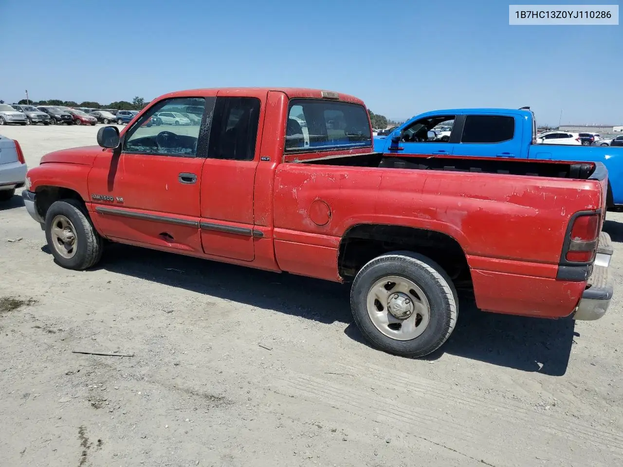 2000 Dodge Ram 1500 VIN: 1B7HC13Z0YJ110286 Lot: 65782315