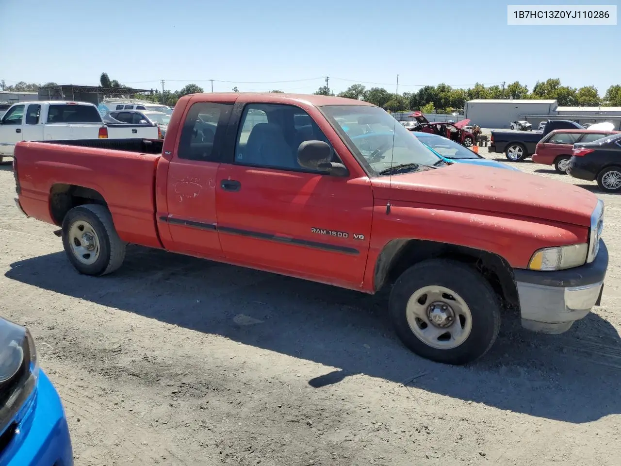 2000 Dodge Ram 1500 VIN: 1B7HC13Z0YJ110286 Lot: 65782315