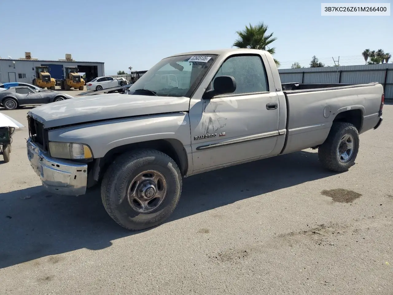 2001 Dodge Ram 2500 VIN: 3B7KC26Z61M266400 Lot: 62605135