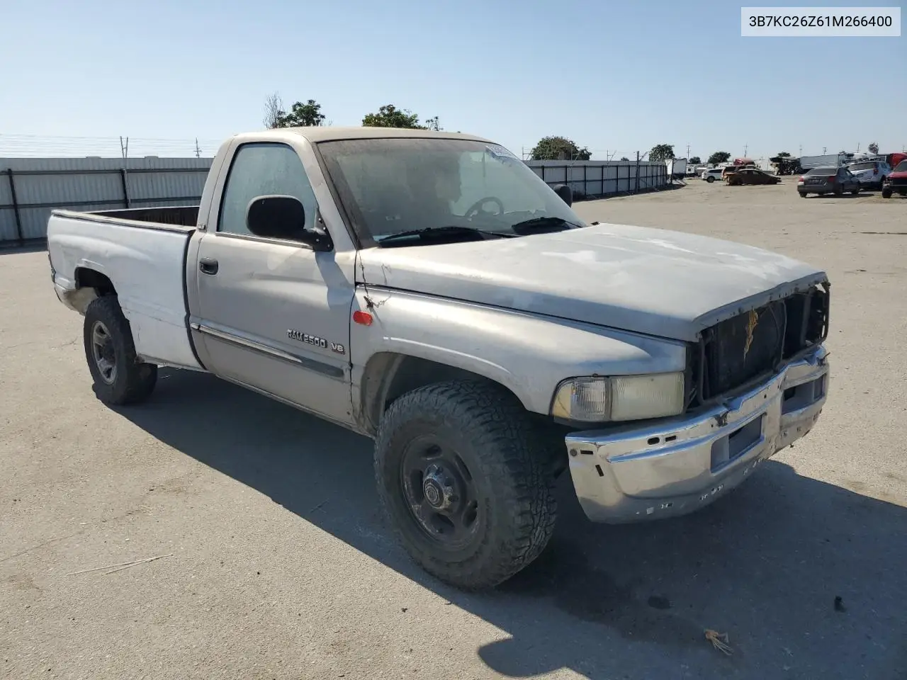 2001 Dodge Ram 2500 VIN: 3B7KC26Z61M266400 Lot: 62605135