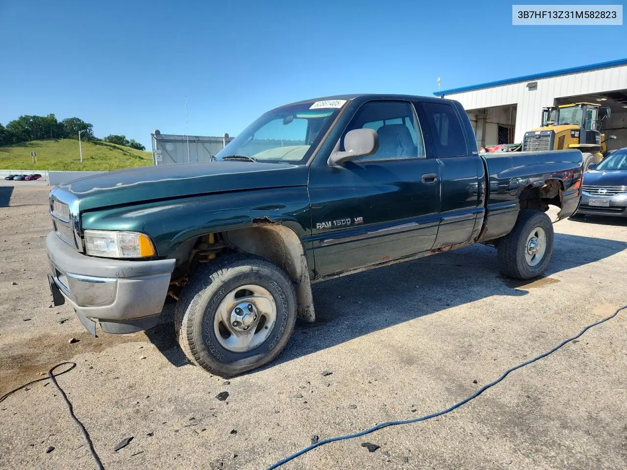 2001 Dodge Ram 1500 VIN: 3B7HF13Z31M582823 Lot: 62861405