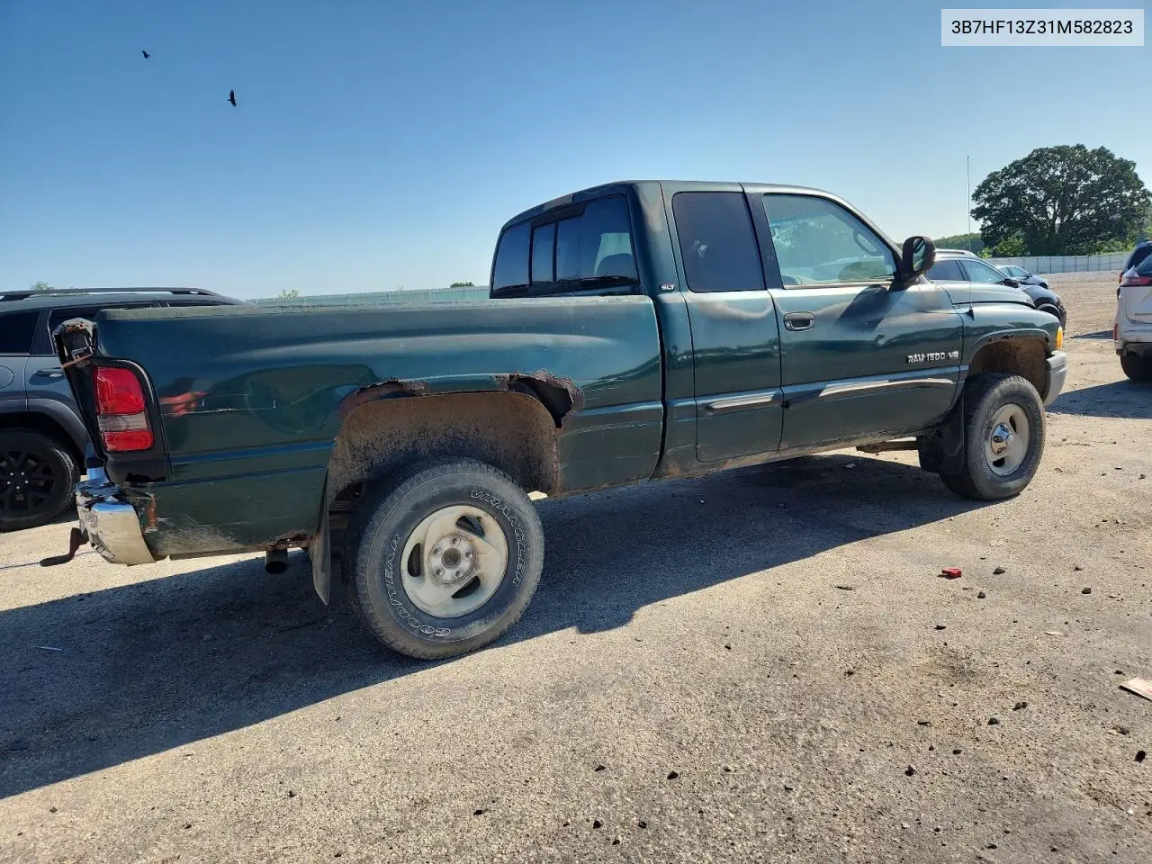 2001 Dodge Ram 1500 VIN: 3B7HF13Z31M582823 Lot: 62861405