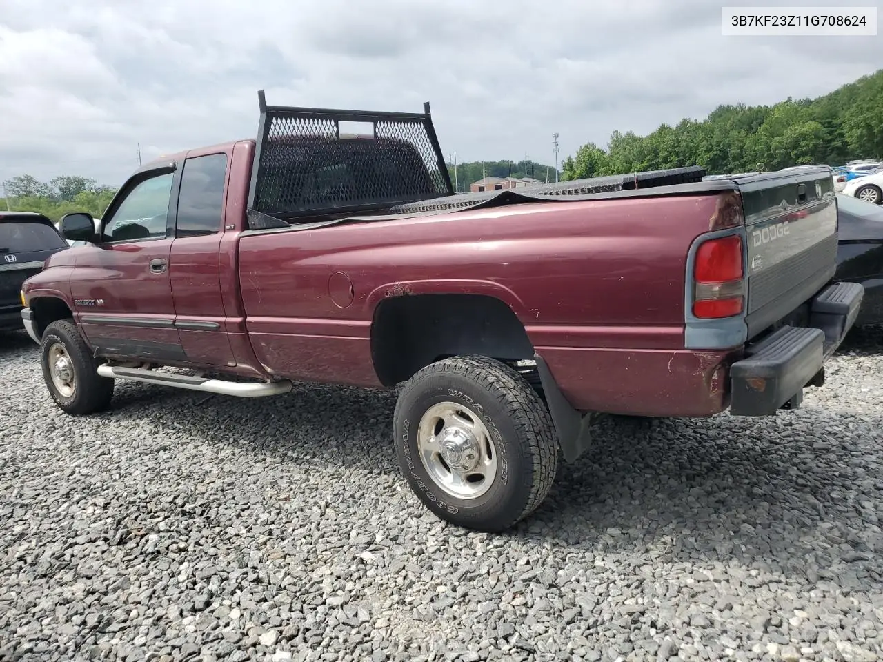 2001 Dodge Ram 2500 VIN: 3B7KF23Z11G708624 Lot: 62945345